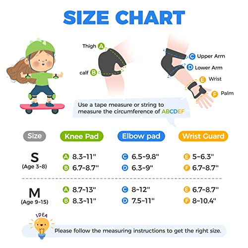 Roller Skating Protective Gear Set for Kids/Youth