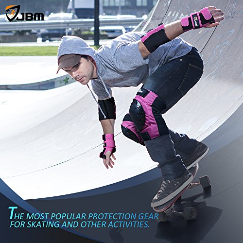 JBM 3-in-1 Protective Gear Set for Roller Skating