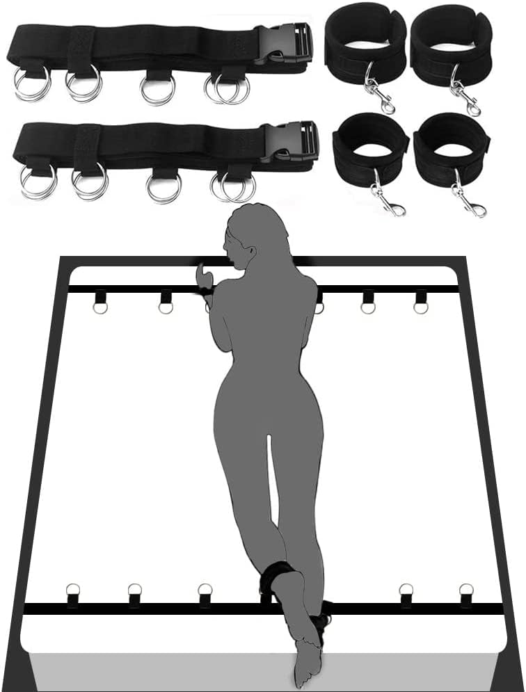 BDSM Bed Restraints Kit for Adult Couples