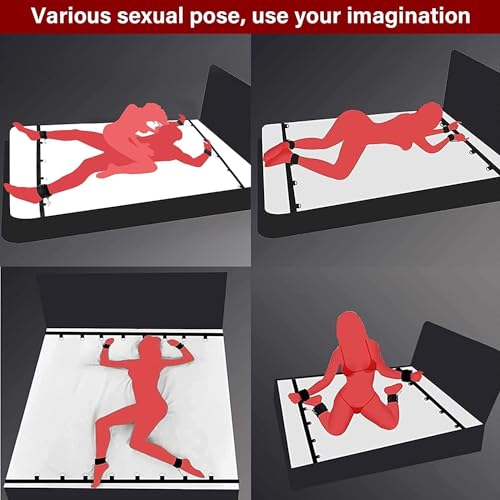 BDSM Bed Restraints Kit for Adult Couples