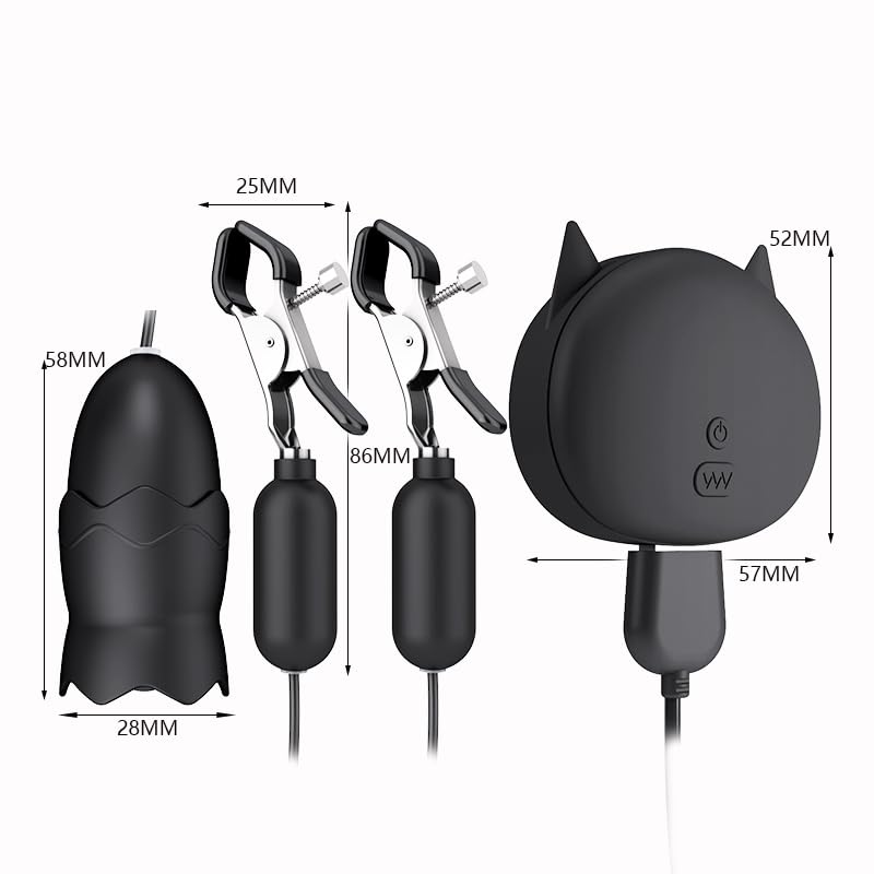 Adjustable Non-Piercing Nipple Clamps Set - Pleasure, Play