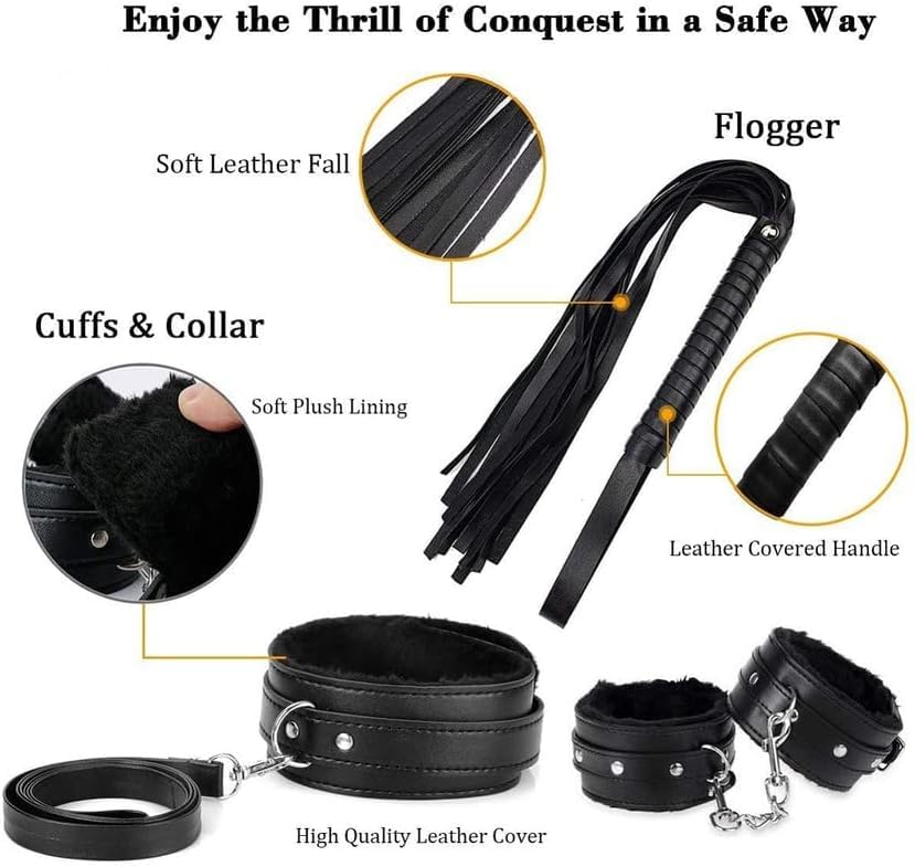 Adult Couples Restraint Sex Kit - Erotic Bedroom Toys