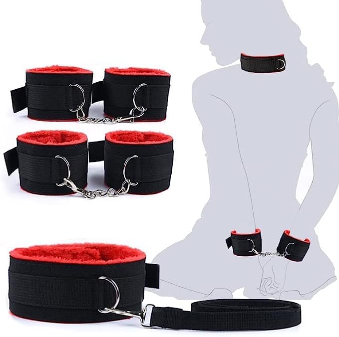 Beginner's BDSM Restraints Set: Hand & Ankle Cuffs