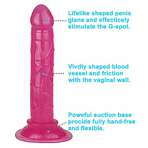 Beginner's Mini Pink Silicone Suction Cup Realistic Classic Wand