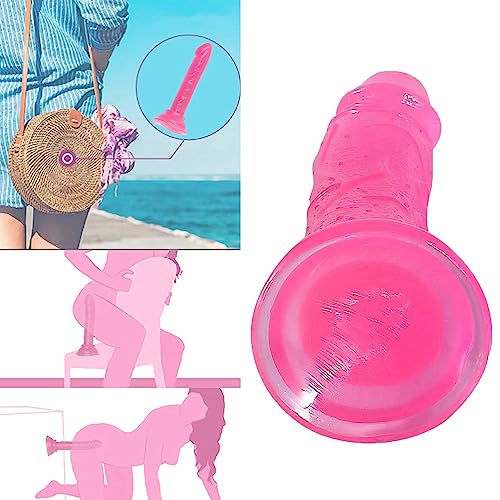 Beginner's Mini Pink Silicone Suction Cup Realistic Classic Wand