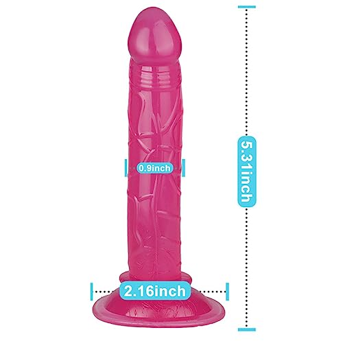 Beginner's Mini Pink Silicone Suction Cup Realistic Classic Wand