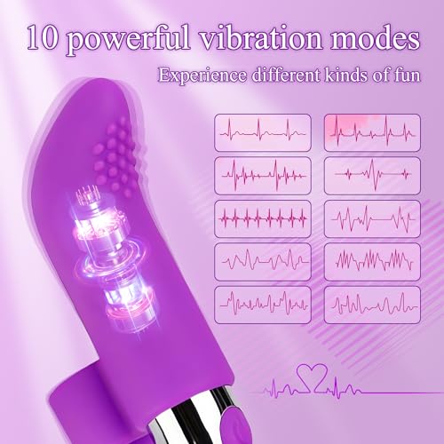 Travel Finger Vibrators - Waterproof Silicone Mini Vibrator