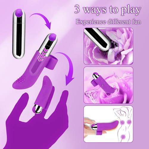 Travel Finger Vibrators - Waterproof Silicone Mini Vibrator