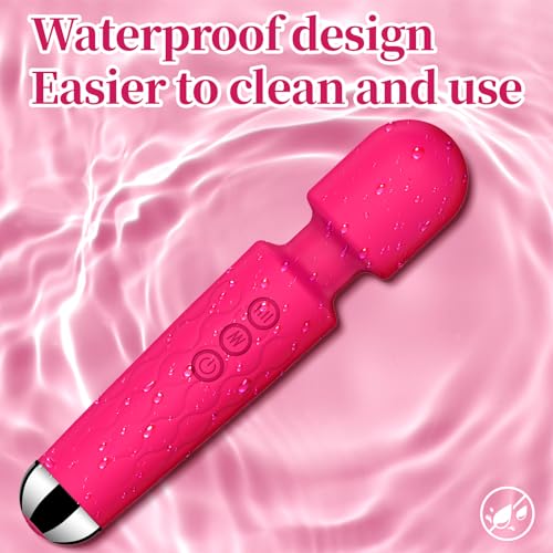 Deep Tissue Handheld Massager: 20 Modes, USB Rechargeable