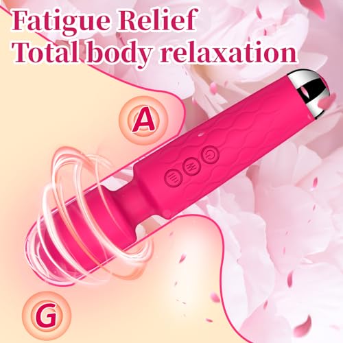 Deep Tissue Handheld Massager: 20 Modes, USB Rechargeable