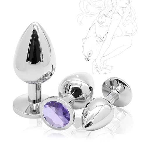 Expanding Butt Plug Toy for Couples - Stainless Steel