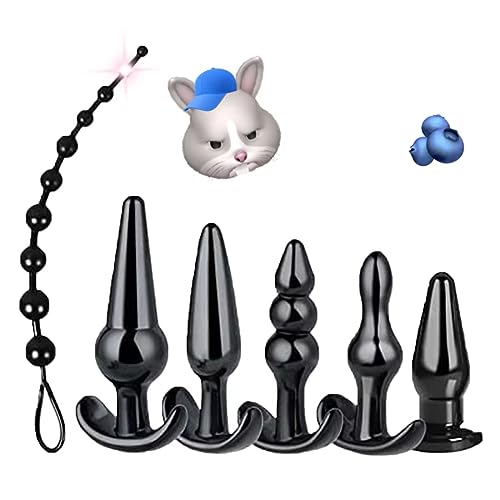 Sleek Silicone Anal Plug Gift Set for Men and Women