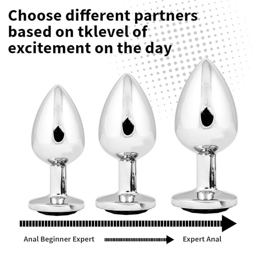 Expanding Butt Plug Toy for Couples - Stainless Steel