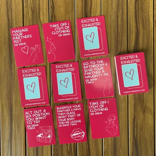 Excited & Exhausted Couples Drinking Game