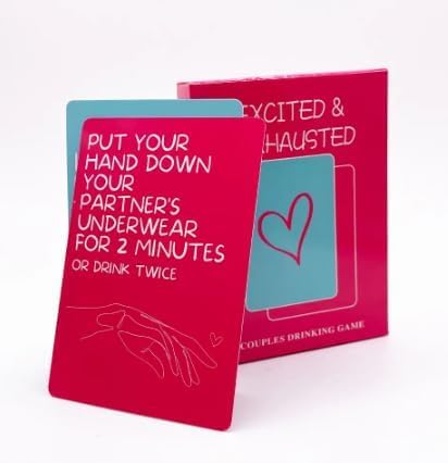 Excited & Exhausted Couples Drinking Game