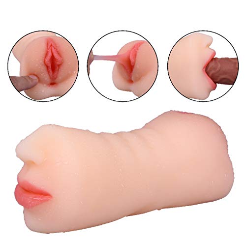 Male 3in1 Blowjob Machine with Silicone Pocket Puzzy