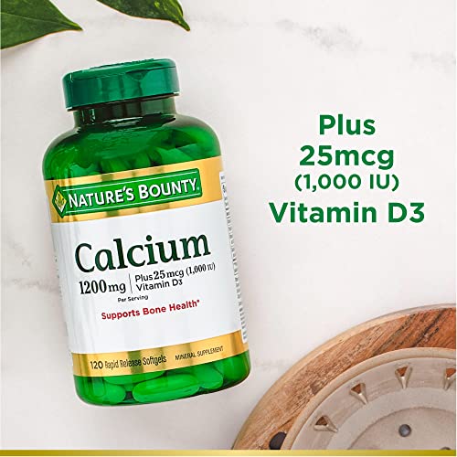2-Pack Nature's Bounty Calcium + D3 Softgels (240)