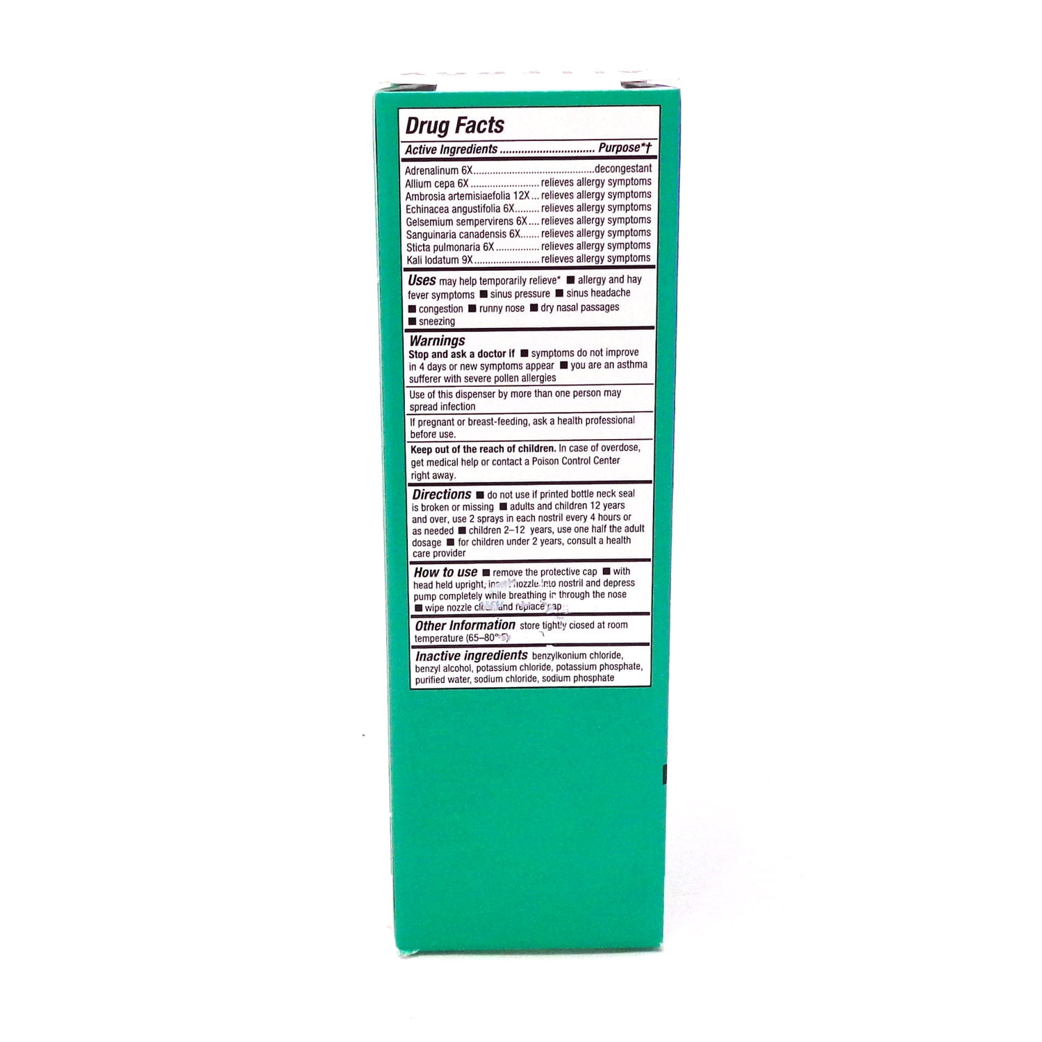 Fast-Acting Homeopathic Allergy Relief Nasal Spray