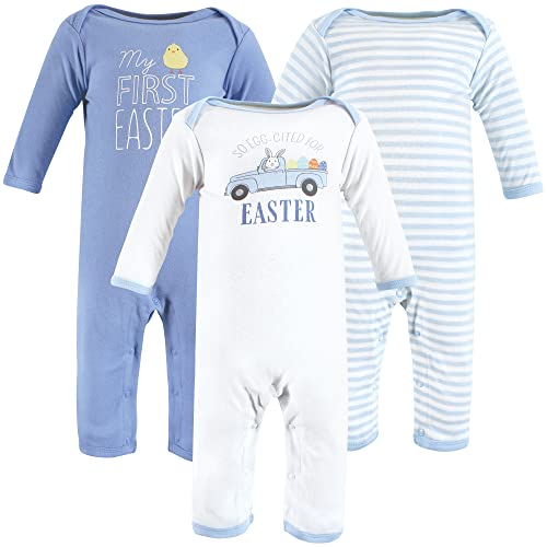 Easter Truck Cotton Coveralls - Hudson Baby Unisex