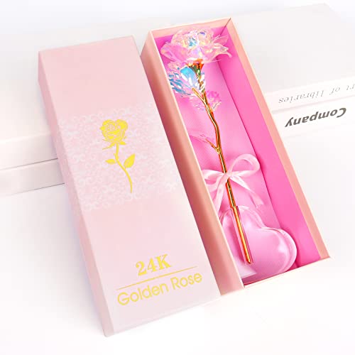 Galaxy Rose Crystal Flower - Unique Valentines Gift