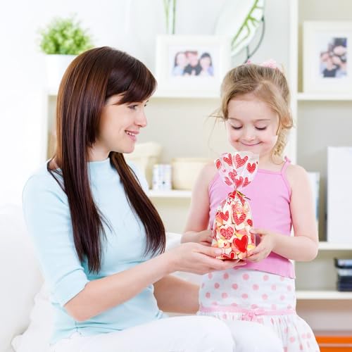 Valentine Treat Bags for Cookie Candy Goodie