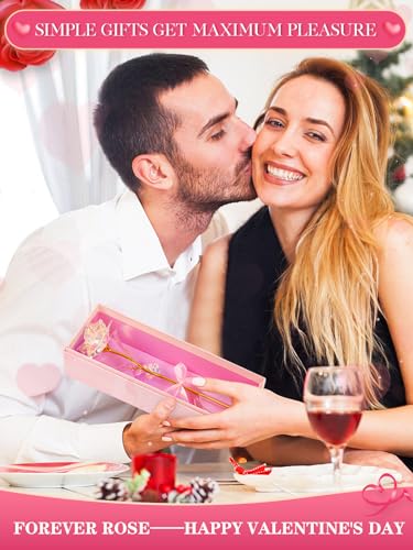 Galaxy Rose Crystal Flower - Unique Valentines Gift