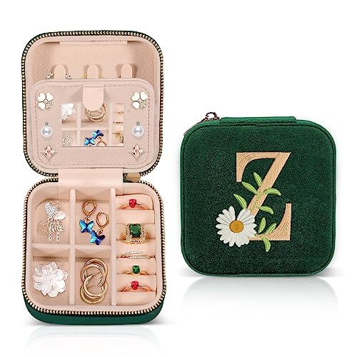 Personalized Velvet Jewelry Travel Box - Celebratory Gifts