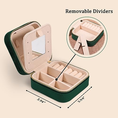 Personalized Velvet Jewelry Travel Box - Celebratory Gifts