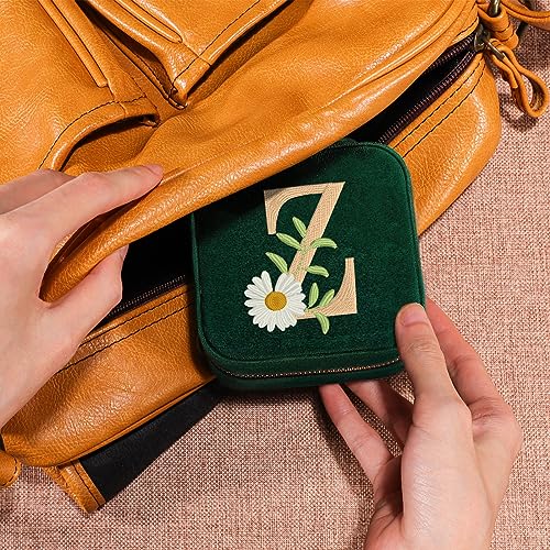 Personalized Velvet Jewelry Travel Box - Celebratory Gifts