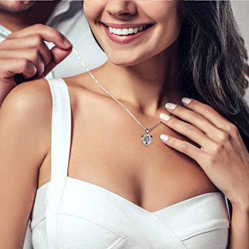 Romantic Forever Roses & Silver Necklace for Celebrations