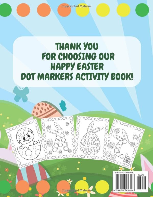 Happy Easter Dot Markers Alphabet Book