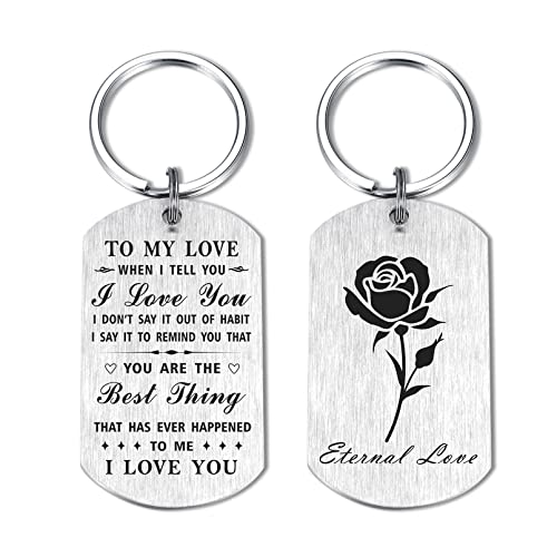 Yobent Love Keychain: Romantic Gift for Her, Celebrate