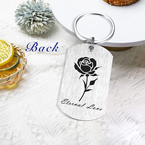 Yobent Love Keychain: Romantic Gift for Her, Celebrate