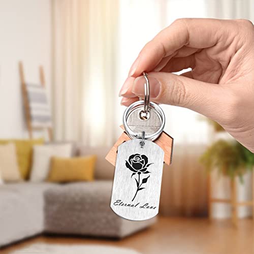 Yobent Love Keychain: Romantic Gift for Her, Celebrate
