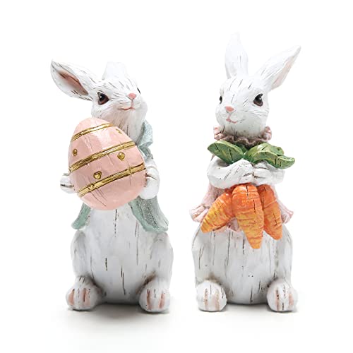 Easter Bunny Figurines - Spring Home Decor