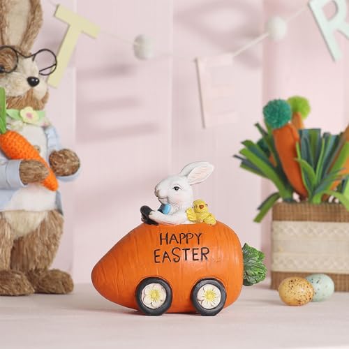 Easter Train & Bunny Figurine Decor: Perfect Celebrations