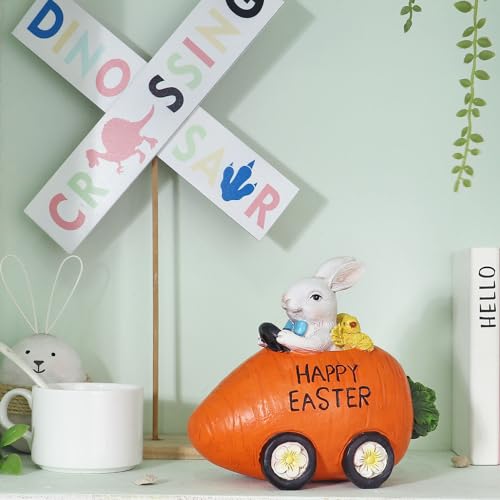 Easter Train & Bunny Figurine Decor: Perfect Celebrations