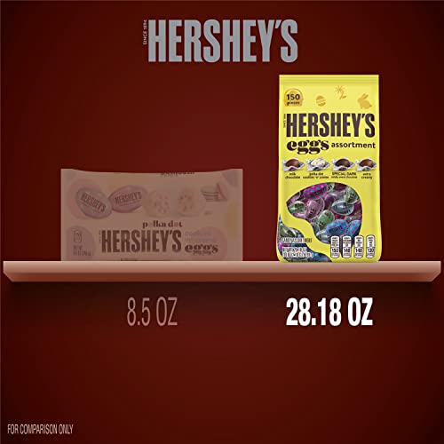 HERSHEY'S Assorted Easter Chocolate Eggs, 28.18oz Variety Bag