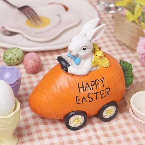 Easter Train & Bunny Figurine Decor: Perfect Celebrations