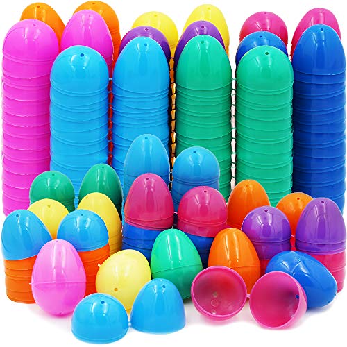 Bulk Colorful Fillable Easter Eggs - 50 Pack