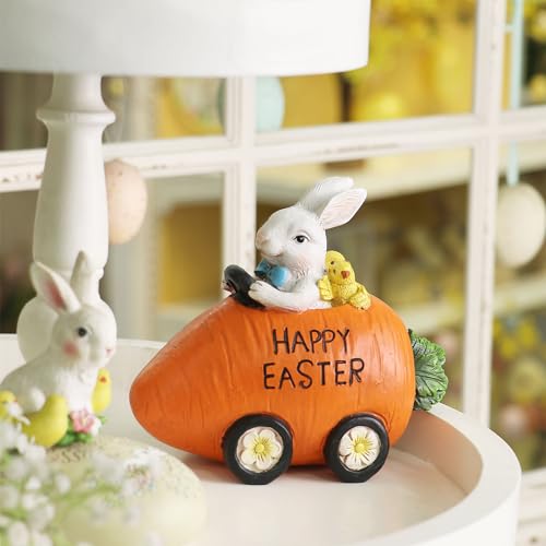 Easter Train & Bunny Figurine Decor: Perfect Celebrations