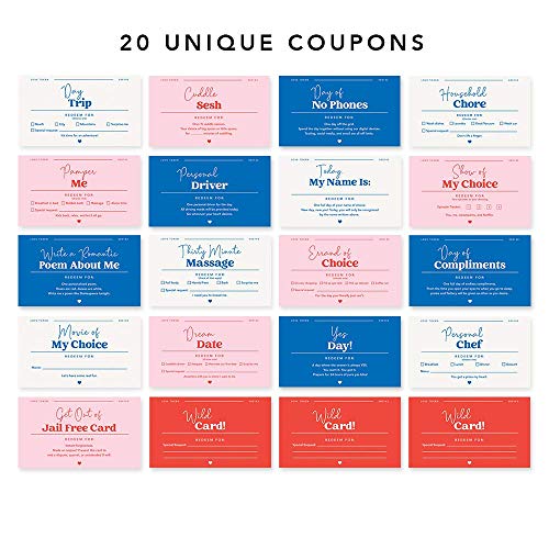 Romantic Love Coupon Book: 20 Fun IOU Vouchers