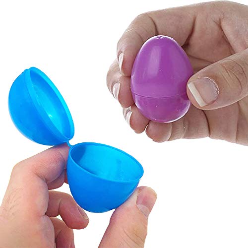Bulk Colorful Fillable Easter Eggs - 50 Pack