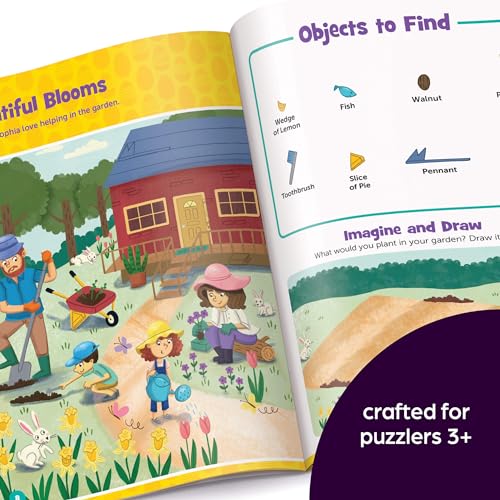 Easter Puffy Sticker Playscenes with Hidden Pictures