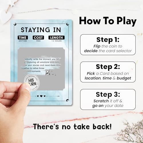 LOVEVIBE - Couples Scratch Off Games - Date Adventures