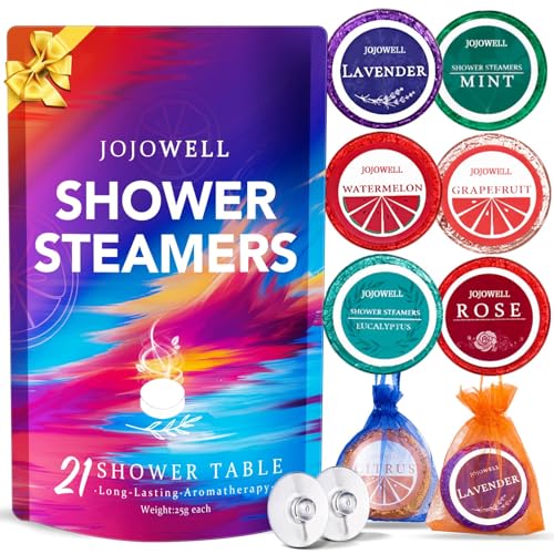 21Pcs JoJowell Aromatherapy Shower Steamer Gift Set