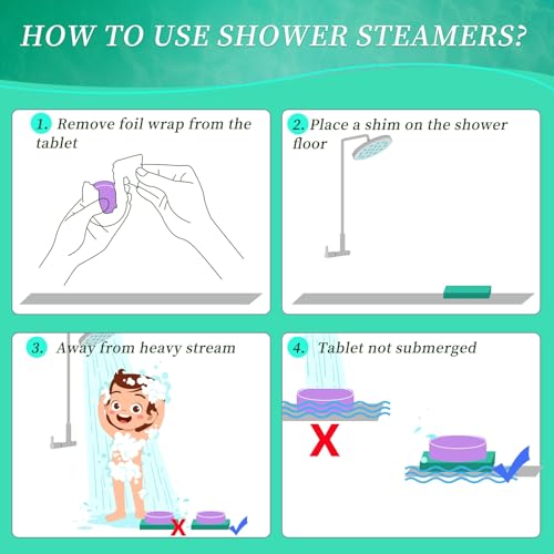 21Pcs JoJowell Aromatherapy Shower Steamer Gift Set