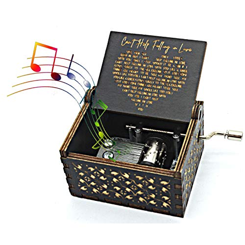 Falling in Love Wood Music Box - Perfect Celebration Gift!