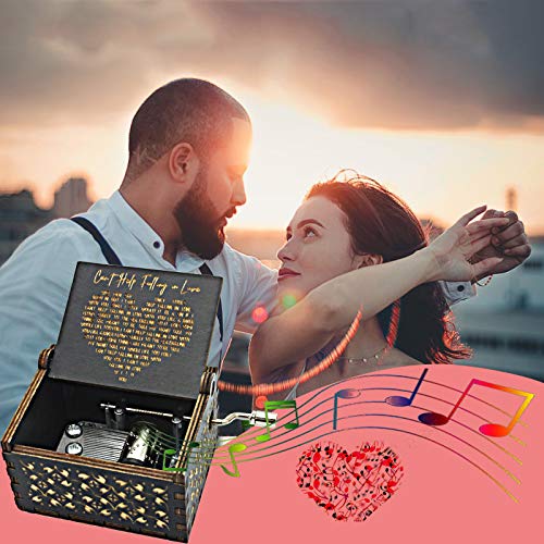 Falling in Love Wood Music Box - Perfect Celebration Gift!