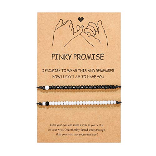 Pinky Promise Couples Bracelets for Him & Her